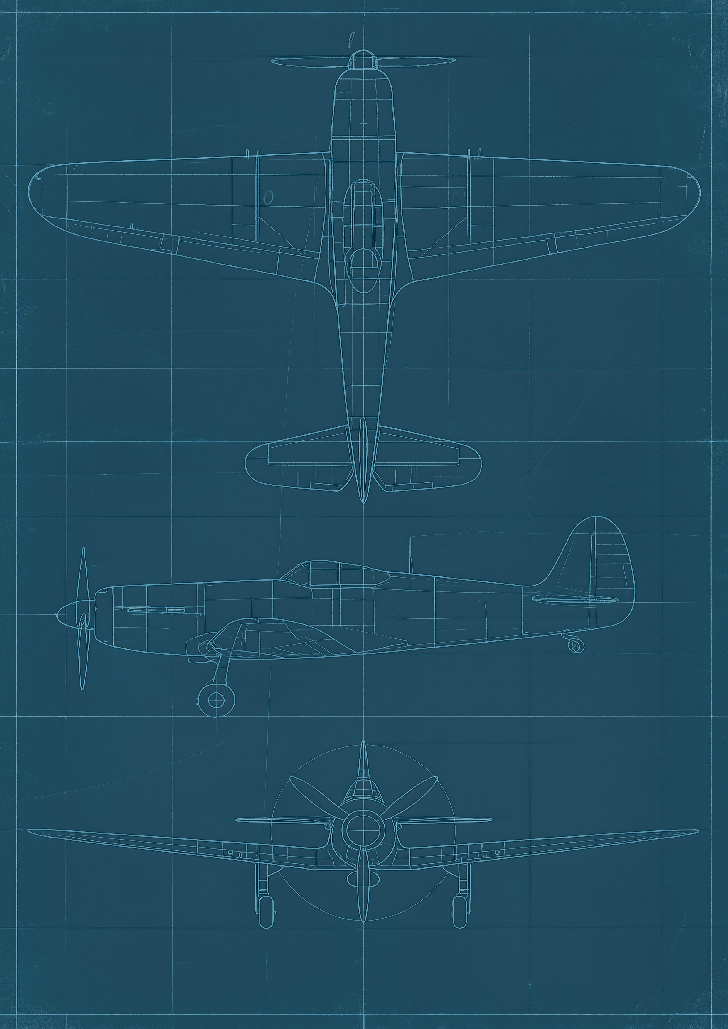 COLLECTION BLUE PRINT - #1101