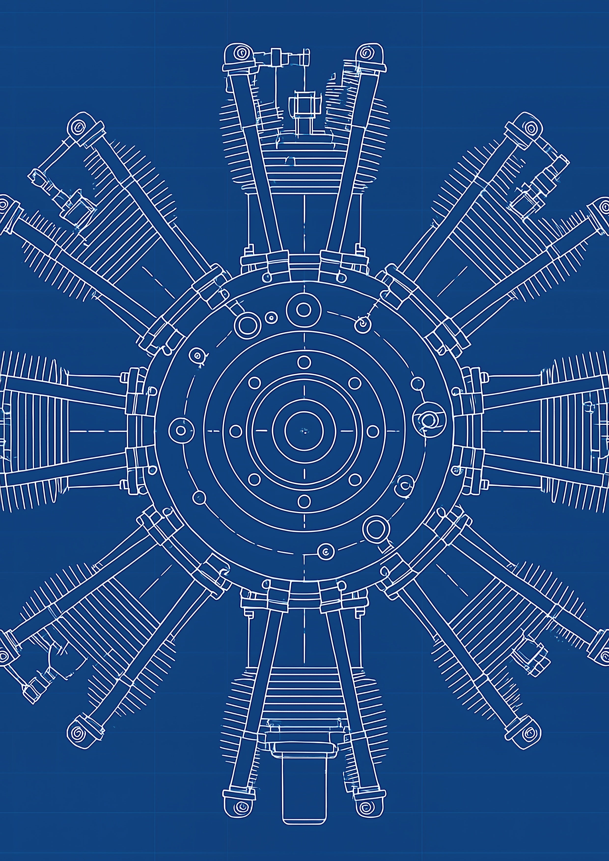 COLLECTION BLUE PRINT - #1103