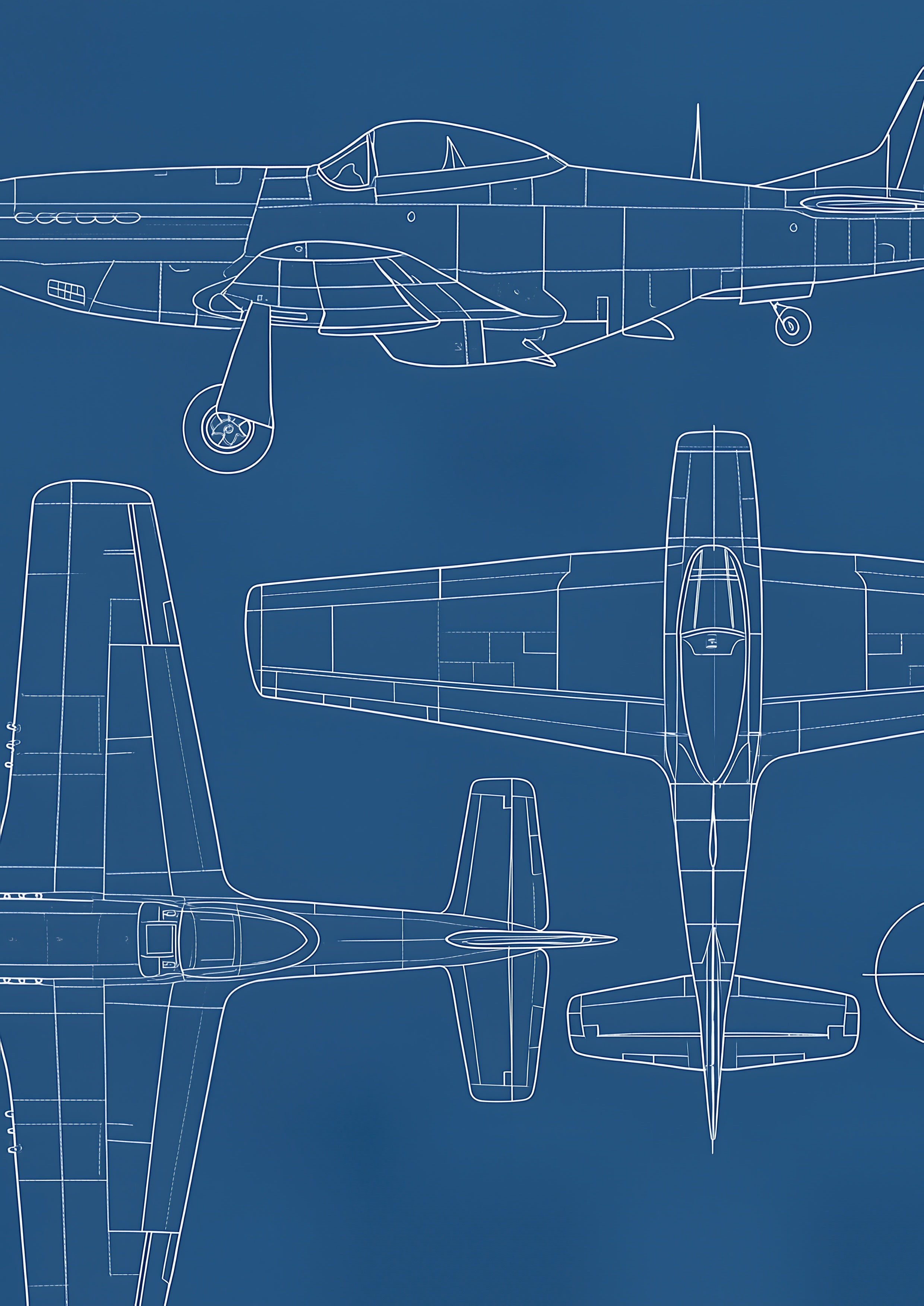 COLLECTION BLUE PRINT - #1106