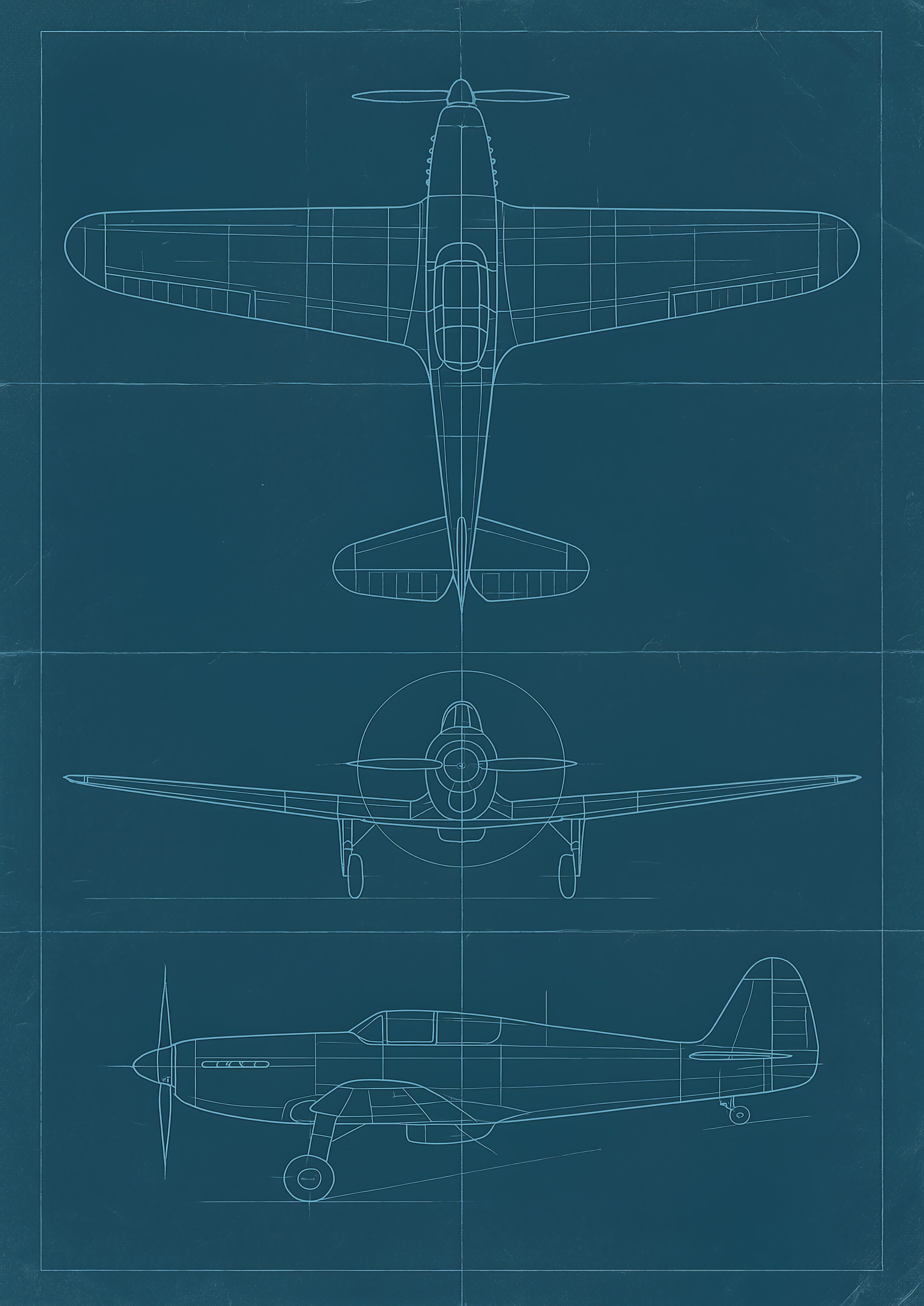 COLLECTION BLUE PRINT - #1110