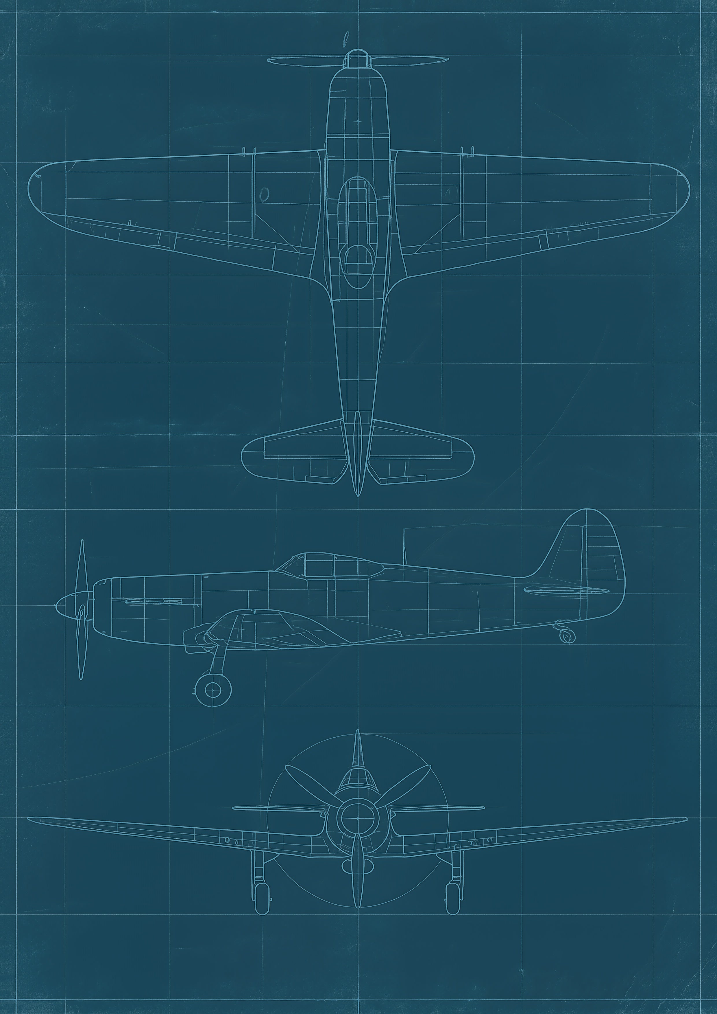 COLLECTION BLUE PRINT - #1114