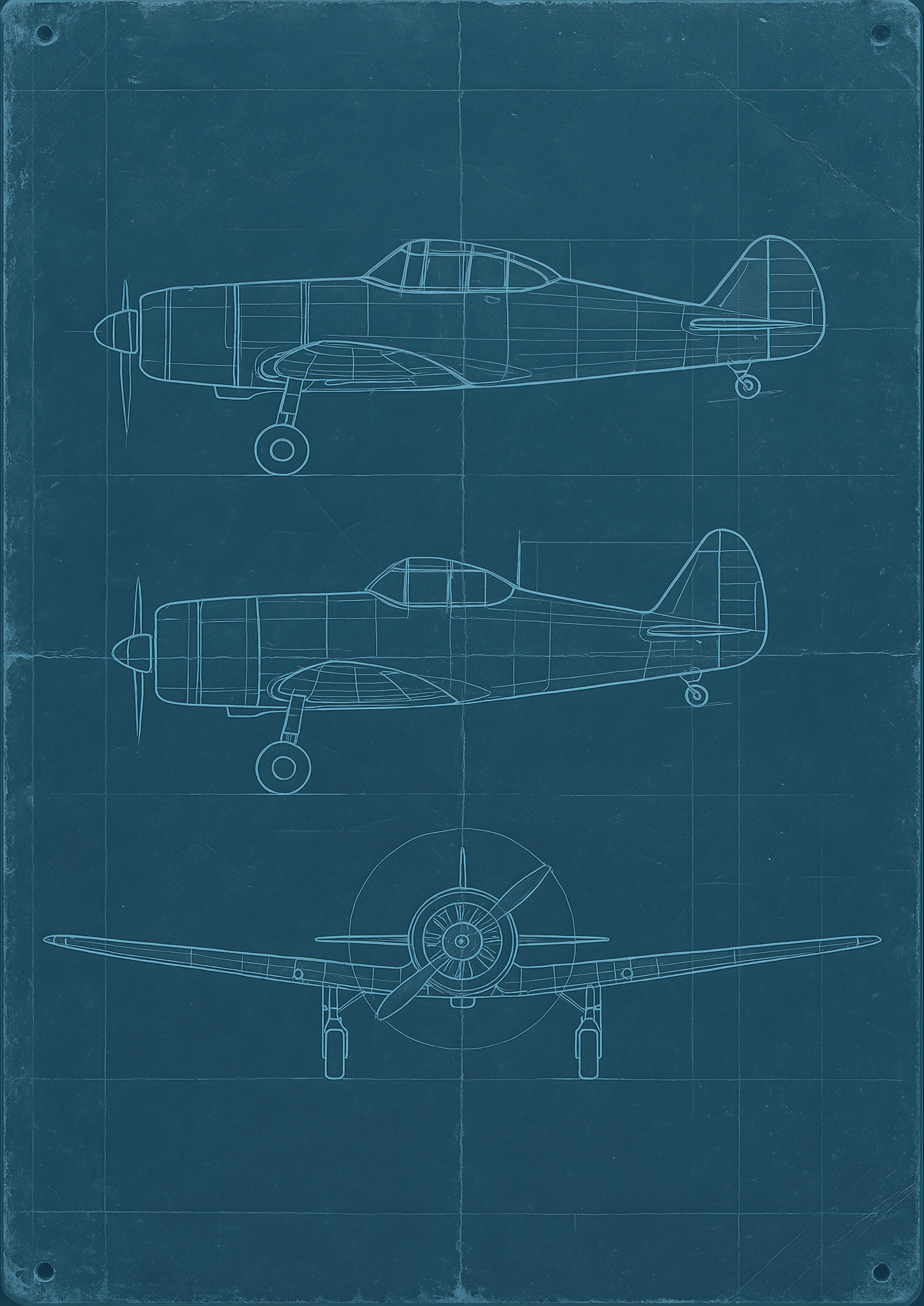 COLLECTION BLUE PRINT - #1115