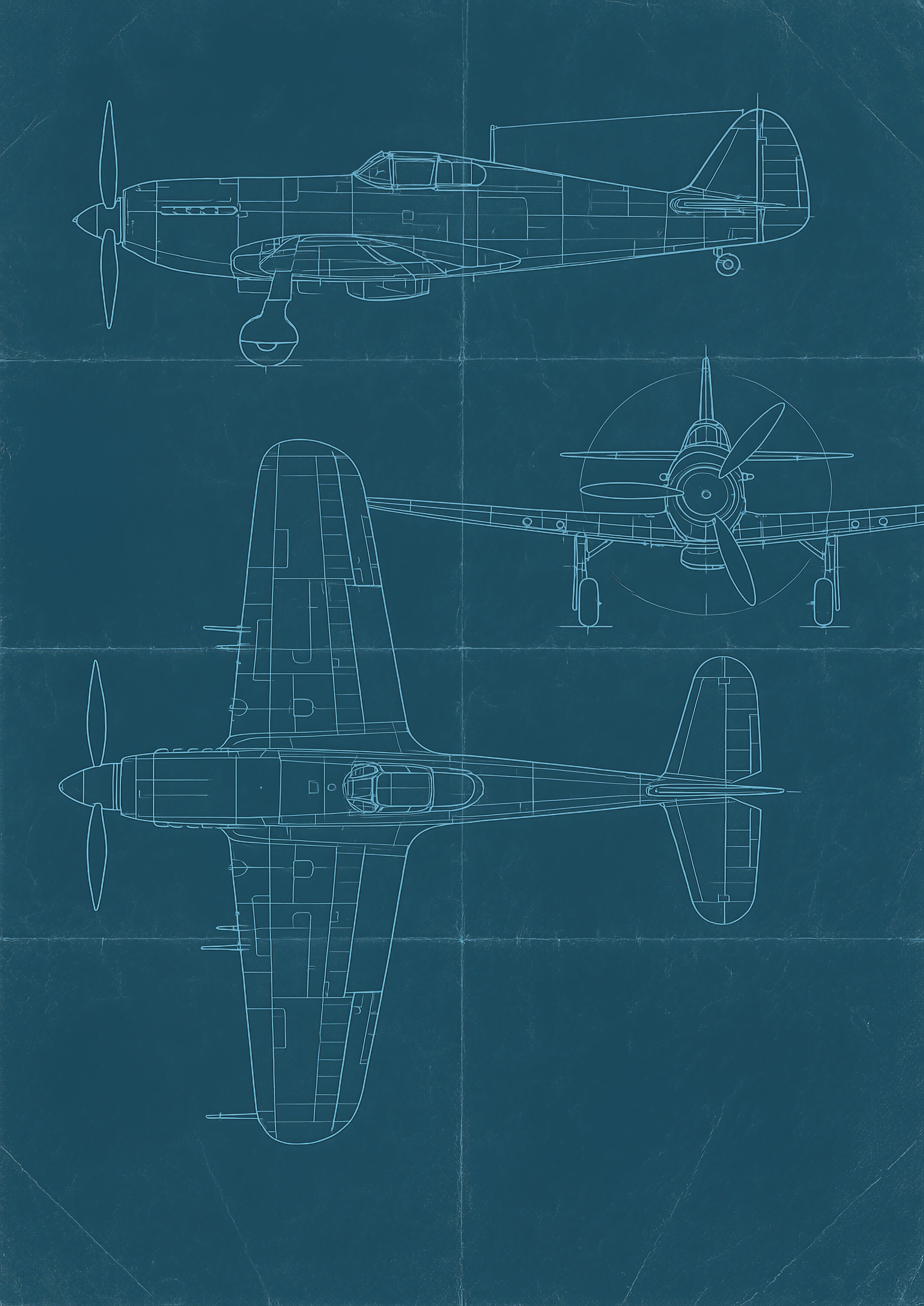 COLLECTION BLUE PRINT - #1120