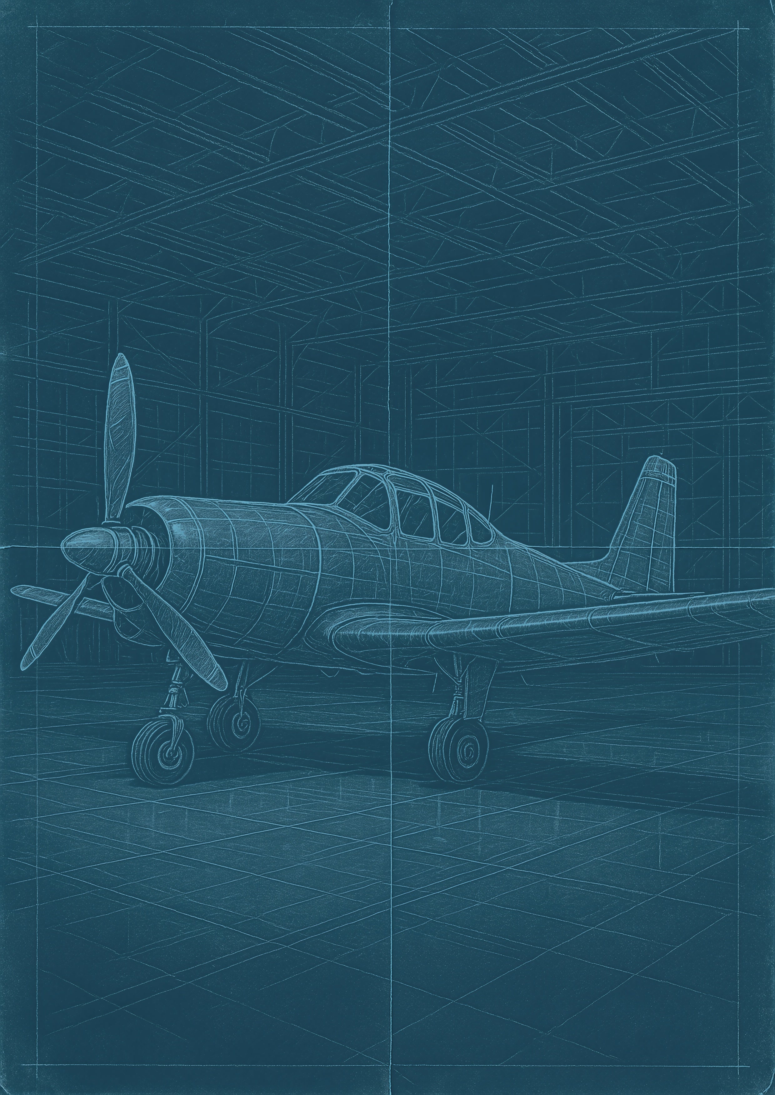 COLLECTION BLUE PRINT - #1124